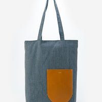 SUSTAINABLE SLIM CALI STRIP TOTE