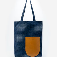 SUSTAINABLE SLIM POLKA-DOTS TOTE