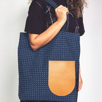 SUSTAINABLE LARGE POLKA-DOTS TOTE
