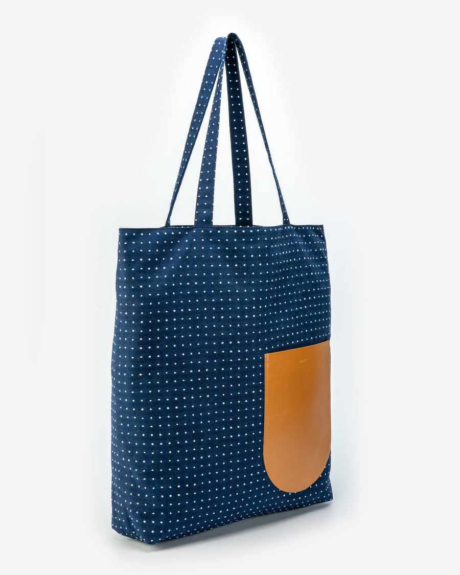 SUSTAINABLE LARGE POLKA-DOTS TOTE