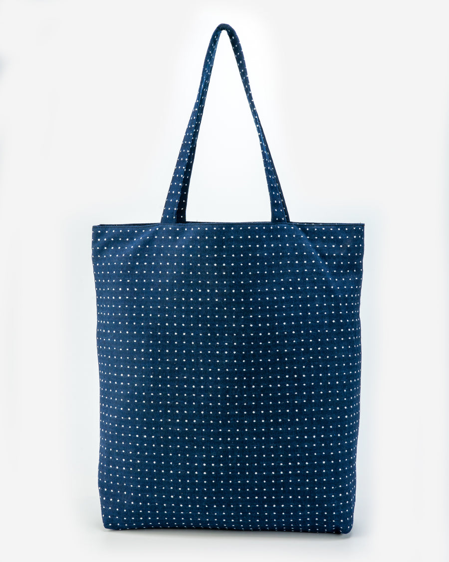 SUSTAINABLE LARGE POLKA-DOTS TOTE