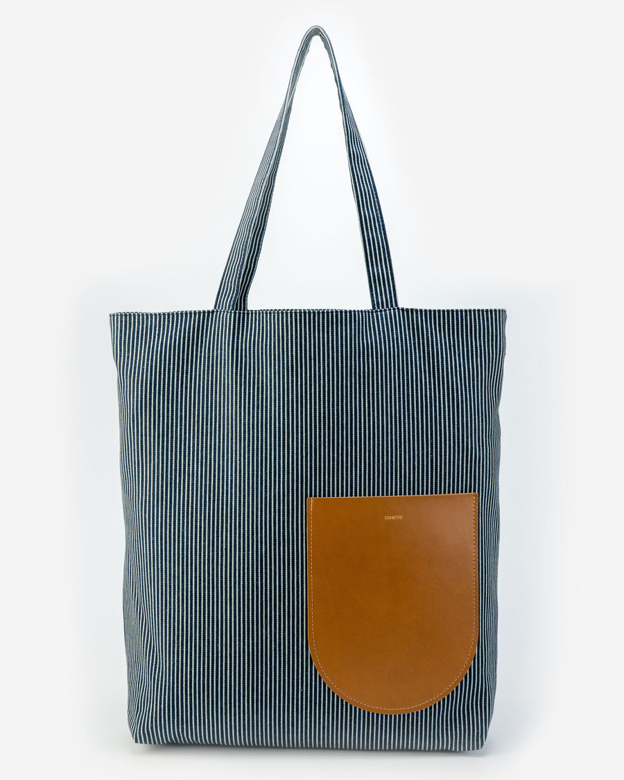 SUSTAINABLE LARGE CALI STRIP TOTE