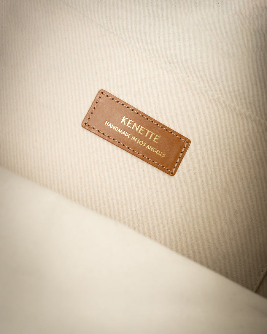 SUSTAINABLE SLIM CALI STRIP TOTE